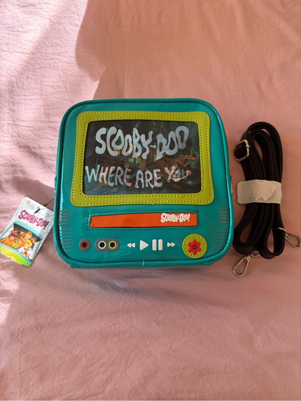 Bioworld Scooby-Doo Retro TV Lenticular Crossbody Bag